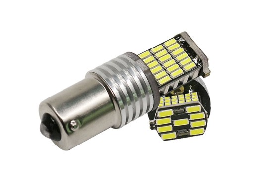СВЕТОДИОДНАЯ ЛАМПА 45 SMD 4014 P21W R5W R10W BA15S БЕЛАЯ