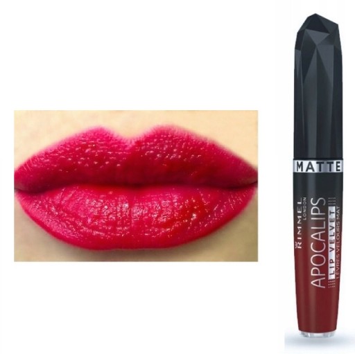 RIMMEL BŁYSZCZYK DO UST INTENSYWNY TRWAŁY KOLOR APOCALIPS MATTE