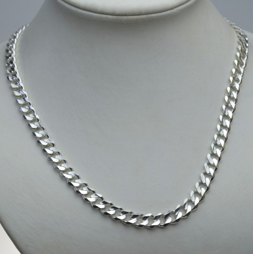 МУЖСКАЯ СЕРЕБРЯНАЯ ЦЕПЬ, МОДНАЯ, 50СМ, 925 проба