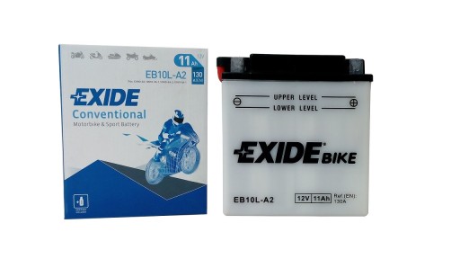 EXIDE МОТОЦИКЛОВЫЙ АККУМУЛЯТОР EB10L-A2/YB10L-A2 12В