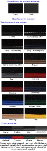MINI COOPER R50 R53 01-06r. Dywaniki Classic HAFT