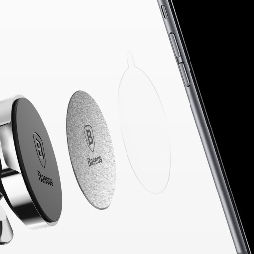 МЕТАЛЛИЧЕСКИЕ МАГНИТЫ BASEUS 2X АДАПТЕР ДЛЯ ТЕЛЕФОНА МАГНИТНЫЙ ДЕРЖАТЕЛЬ