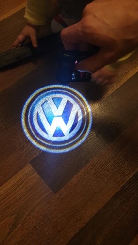 VW светодиодный беспроводной логотип Volkswagen Golf Passat