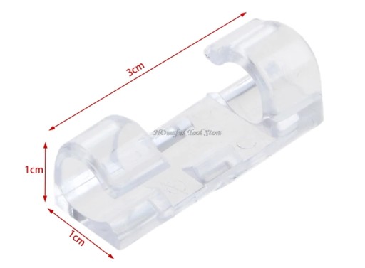 Klips uchwyt mocowanie organizer kabli 20 szt