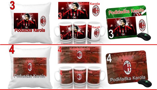 НАБОР AC MILAN ПОДУШКА+КРУЖКА+ПОД+ИМЯ