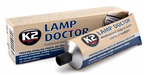 K2 DUŻY ZESTAW DO POLEROWANIA REFLEKTORÓW LAMP DOCTOR + KRĄŻKI ŚCIERNE