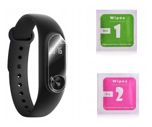 ЗАЩИТНАЯ ФОЛЬГА ДЛЯ XIAOMI MI BAND 2 НАБОР MiBAND