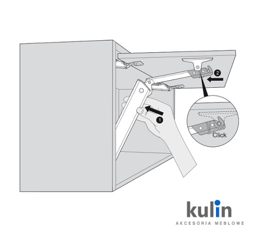 Комплект подъемника BLUM AVENTOS HK-XS 20K1101T набор