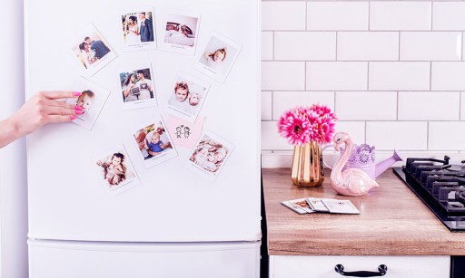Magnes z twoim zdjęciem polaroid personalizowany prezent podziękowanie 8szt