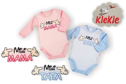 Боди Принт с надписями TATA или MAMA r 98 KLEKLE