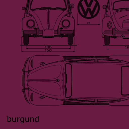 Футболка VOLKSWAGEN VW BEETLE Beetle - S
