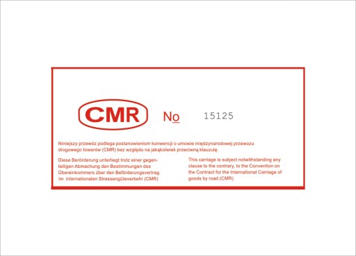 CMR Свинцовое письмо ЦВЕТ 100 страниц 3/4/5 разделов логотип/штамп
