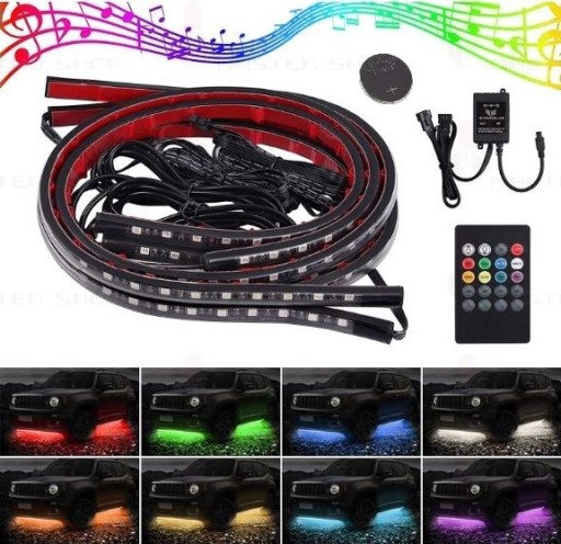 ПОДСВЕТКА ШАССИ АВТОМОБИЛЯ СВЕТОДИОДНАЯ RGB ПИЛОТНАЯ ТЮНИНГ