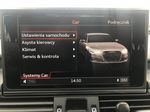 MENU POLSKIE AUDI A5 Q5 A6 A4 B9 Q7 MAPA USA MIB2