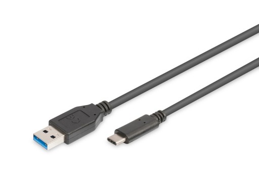 Kabel USB C - USB A 3.0 - Quick Charge 3 A, transfer 5 Gb/s, długość 100 cm