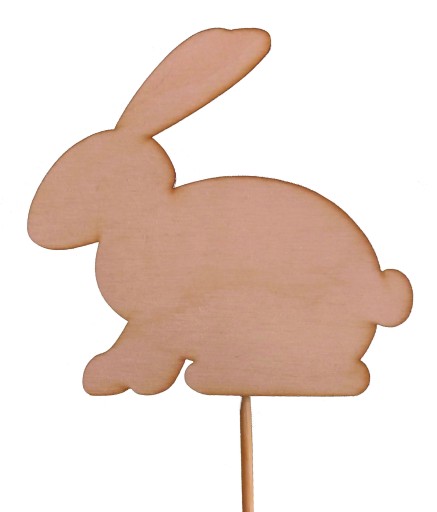 Topper Pik Zając1 7cm Wielkanoc Święta Dekoracje