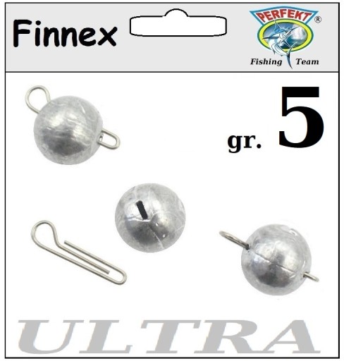 5 X CZEBURASZKA FINNEX ULTRA 5 gr na drucie 0,6 mm