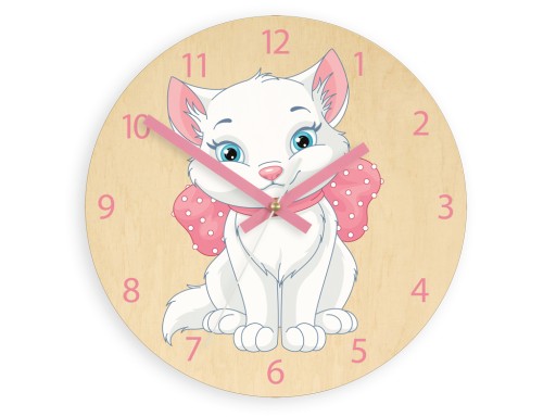 Настенные часы для детской комнаты SILENT CAT
