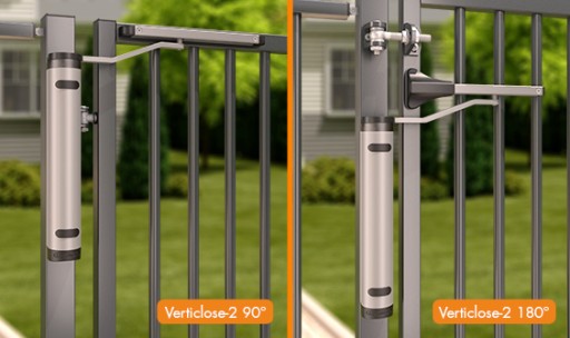 АВТОЗАКРЫВАТЕЛЬ ДЛЯ ВОРОТ до 120 кг VERTICLOSE2 ЧЕРНЫЙ