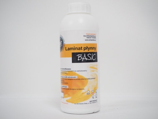Жидкий ламинат, баннеры, УФ-пленка AMT BASIC GLOSS 5L
