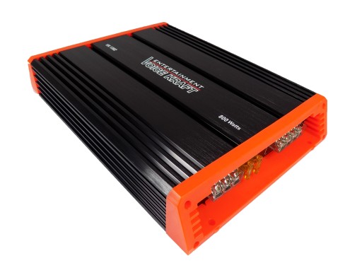 SOLIDNY WZMACNIACZ SAMOCHODOWY 800 W MOSTEK KABLE