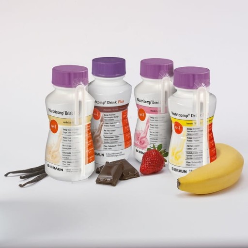 NUTRI comp DRINK+ 8 шт.х200мл - клубника/протеины