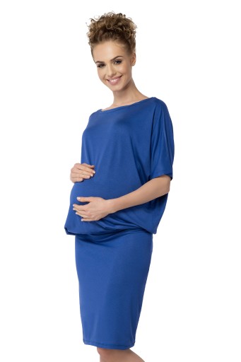 PROSTA LUŹNA SUKIENKA CIĄŻOWA TUNIKA OVERSIZE FM17