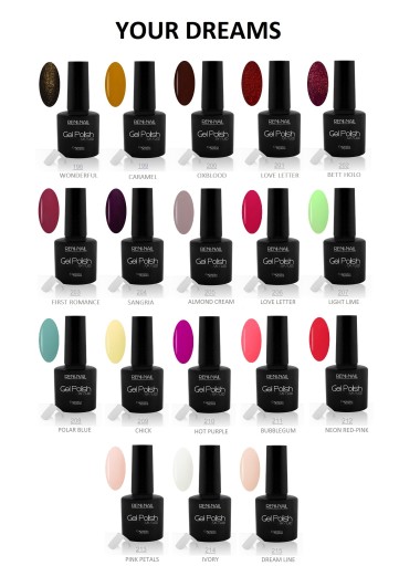 Гибридный лак для ногтей УФ/LED 15 мл RENI-NAIL COLORS