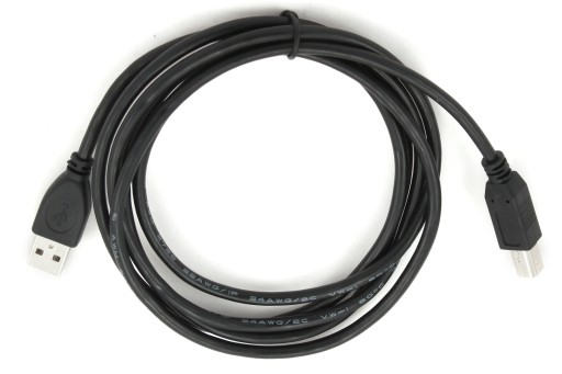 Kabel USB 2.0 Gembird AM-BM, czarny (1,8 m)