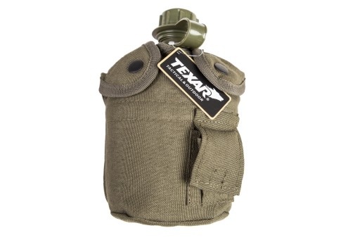 Фляга 1 литр с крышкой Olive Texar
