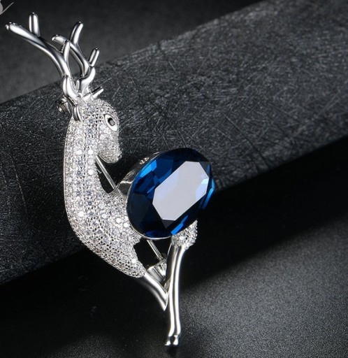 Lux Brooch Silver Jelonek подарочная коробка