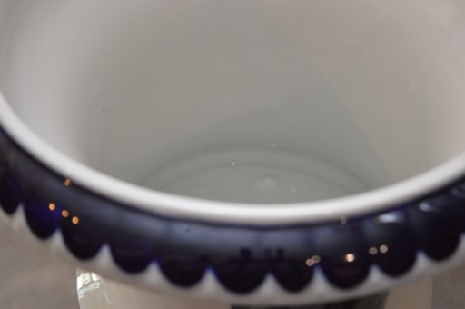 KOBALTOWA PORCELANA PUCHAR WAZA mitologia urna