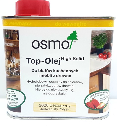 Osmo TOP OIL 3028 ПРОЗРАЧНЫЙ Шелк. Блеск 0,5л