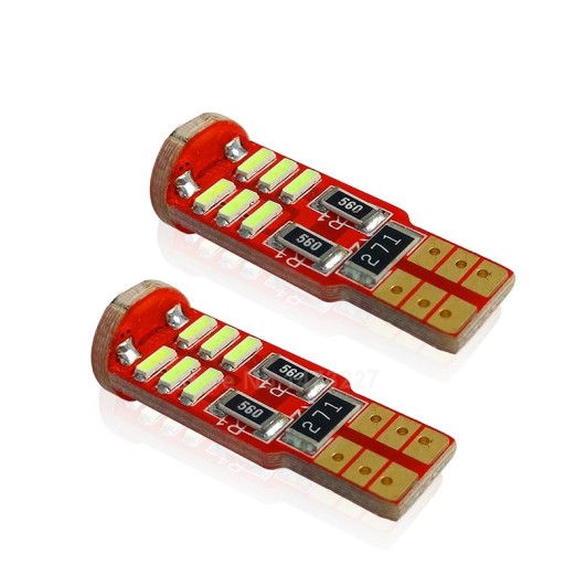 СВЕТОДИОДНЫЕ ЛАМПОЧКИ 15 SMD 4014 W5W T10 СТАБИЛИЗАТОР CANBUS