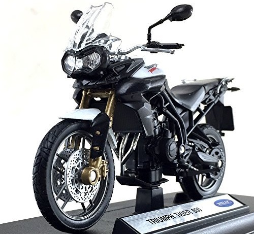 TRIUMPH Tiger 800 мотоцикл 1:18 Welly металл