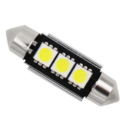 СВЕТОДИОДНАЯ ЛАМПА 3 SMD 5050 C5W C10W CANBUS 39мм