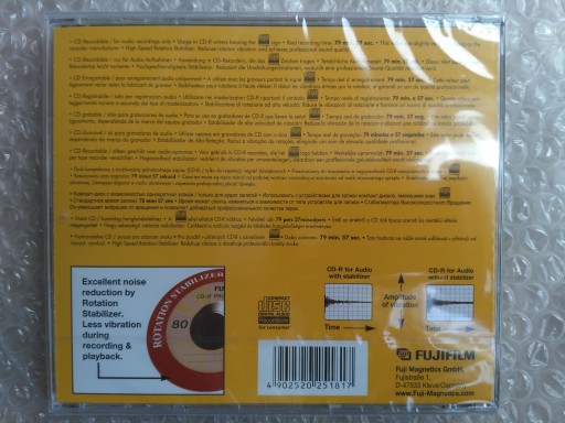 Fuji CD-R PRO Audio 10 шт. - футляр для компакт-диска
