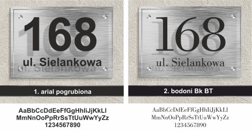 Алюминиевая табличка с адресом дома ЦВЕТА