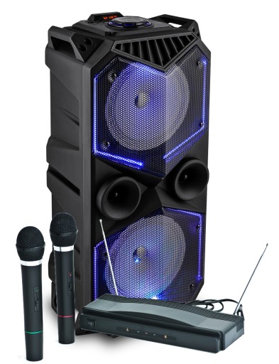 НАБОР КАРАОКЕ USB SD MP3 BLUETOOTH + БЕСПРОВОДНОЙ МИКРОФОН