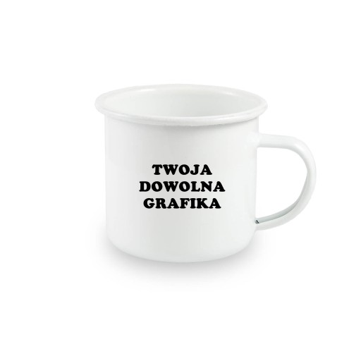 Эмалированная металлическая кружка с вашей графикой, 10 шт.