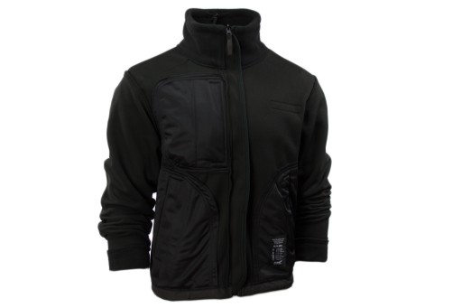 Флисовая туристическая куртка 305 г ECWCS Black M