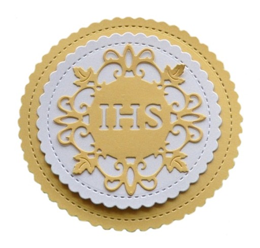 SCRAPKI Салфетка для причастия IHS