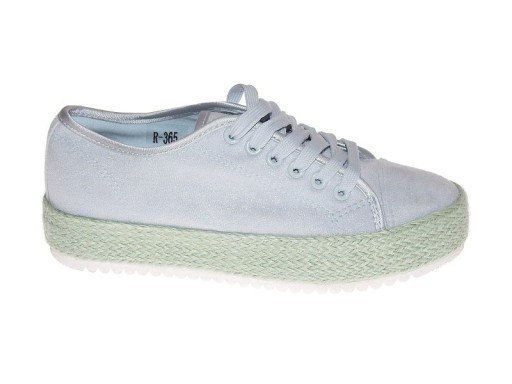 DAMSKIE TRAMPKI PLATFORMA R-365 Blue r.37