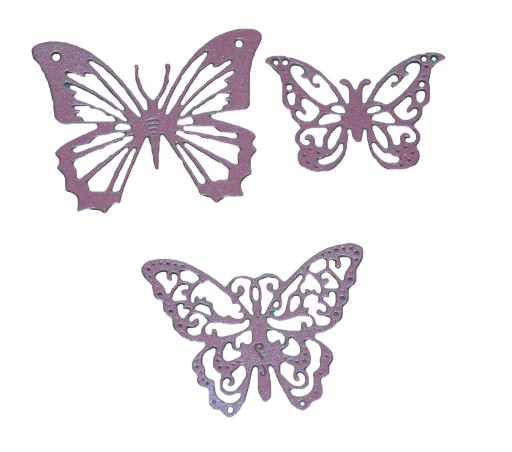 Scrapki Butterfly Лазурная бабочка набор бабочек