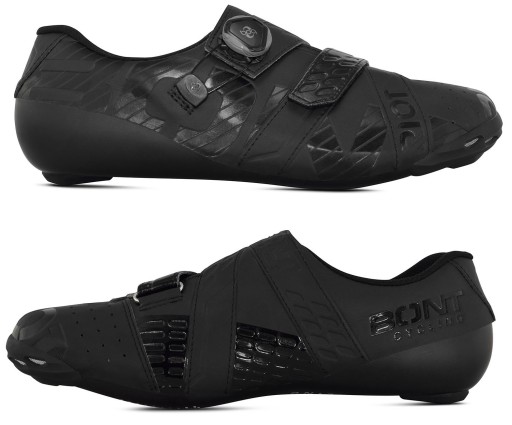 Шоссейные велосипедные туфли BONT RIOT+ BOA, ЧЕРНЫЕ, размер 40