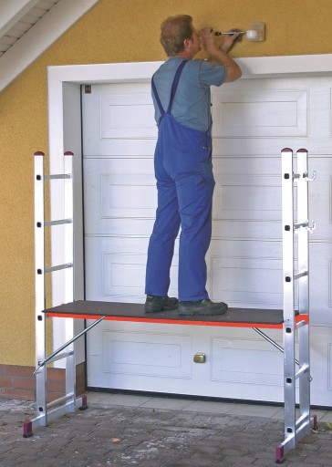 Алюминиевые лестничные леса Krause Corda 2x6
