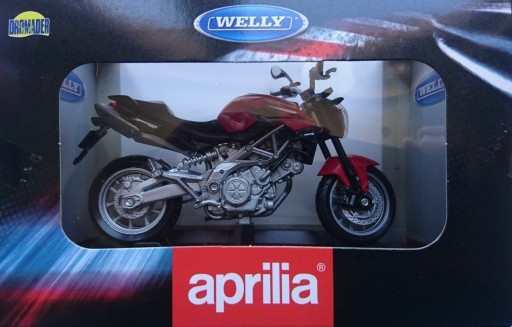 APRILIA Shiver 750 мотоцикл 1:18 Welly металл