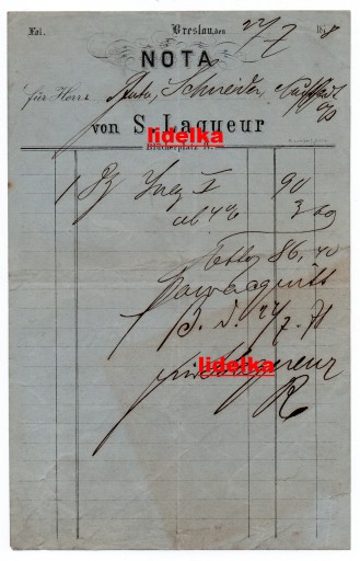 1878 БРЕСЛАУ ВРОЦЛАВ С. ЛАКЕР ЕВРЕЙ ИУДАИКА ОПИСАНИЕ!