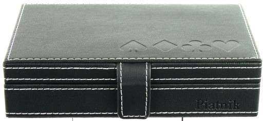 ИГРОВЫЕ КАРТЫ PIATNIK LUX В КОРОБКЕ ИЗ ПУ КОЖИ