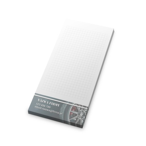 BLOCZKI NOTESY DL 10x21cm 20szt po 25 kart +GRATIS